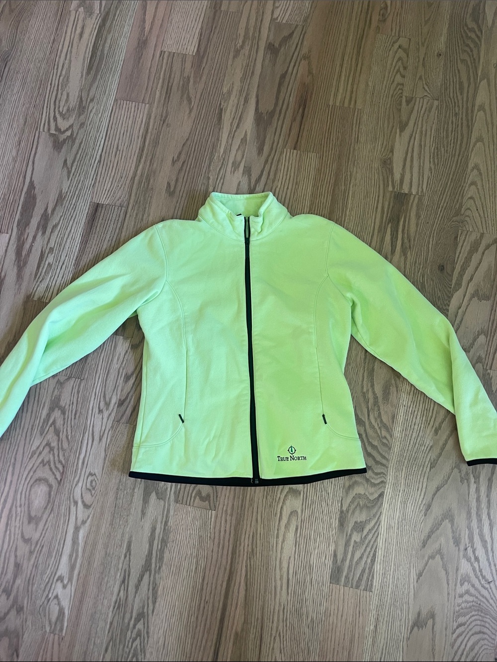 Trail North Women's Neon Green Full-Zip Utility Jacket
